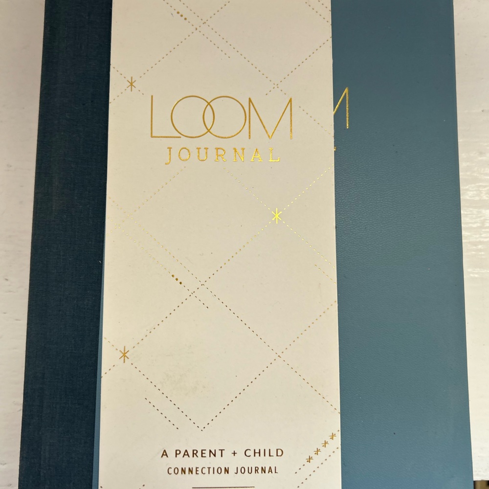 Journal Parent & Child Connection Journal - Blue and Gold